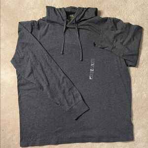 Polo by Ralph Lauren Men's Charcoal Hoodie